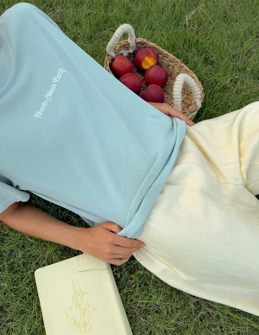 Heaven Meets Earth Blue Unisex Tee