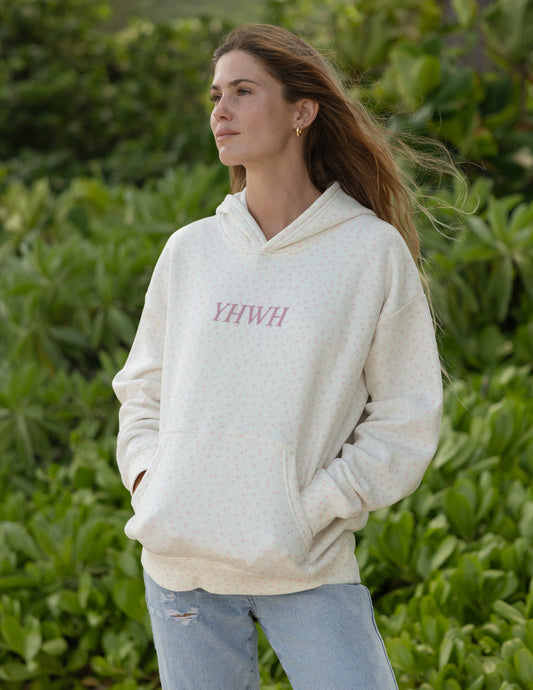 YHWH Allover Floral Unisex Hoodie