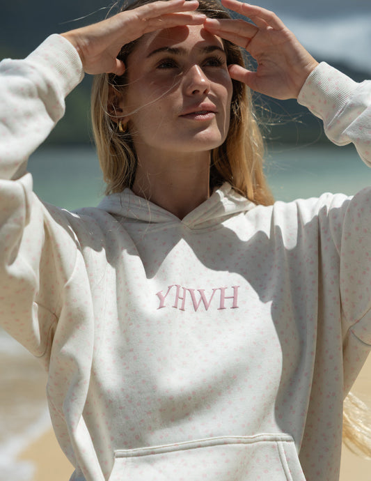 YHWH Allover Floral Unisex Hoodie