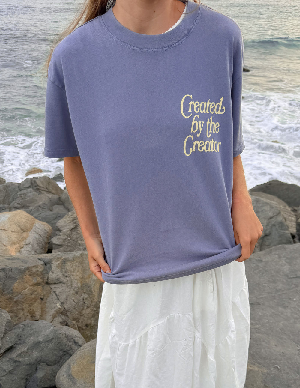 Created by the Creator Plum Unisex Tee
