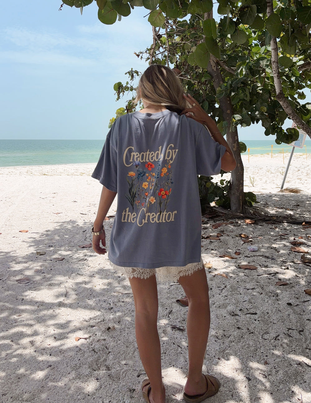 Created by the Creator Plum Unisex Tee