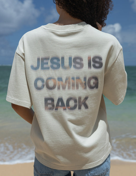 Jesus Is Coming Back Heavyweight Tee