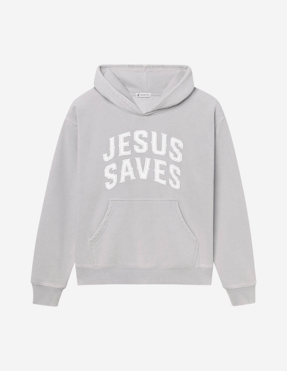 Jesus Saves Fog Grey Unisex Hoodie