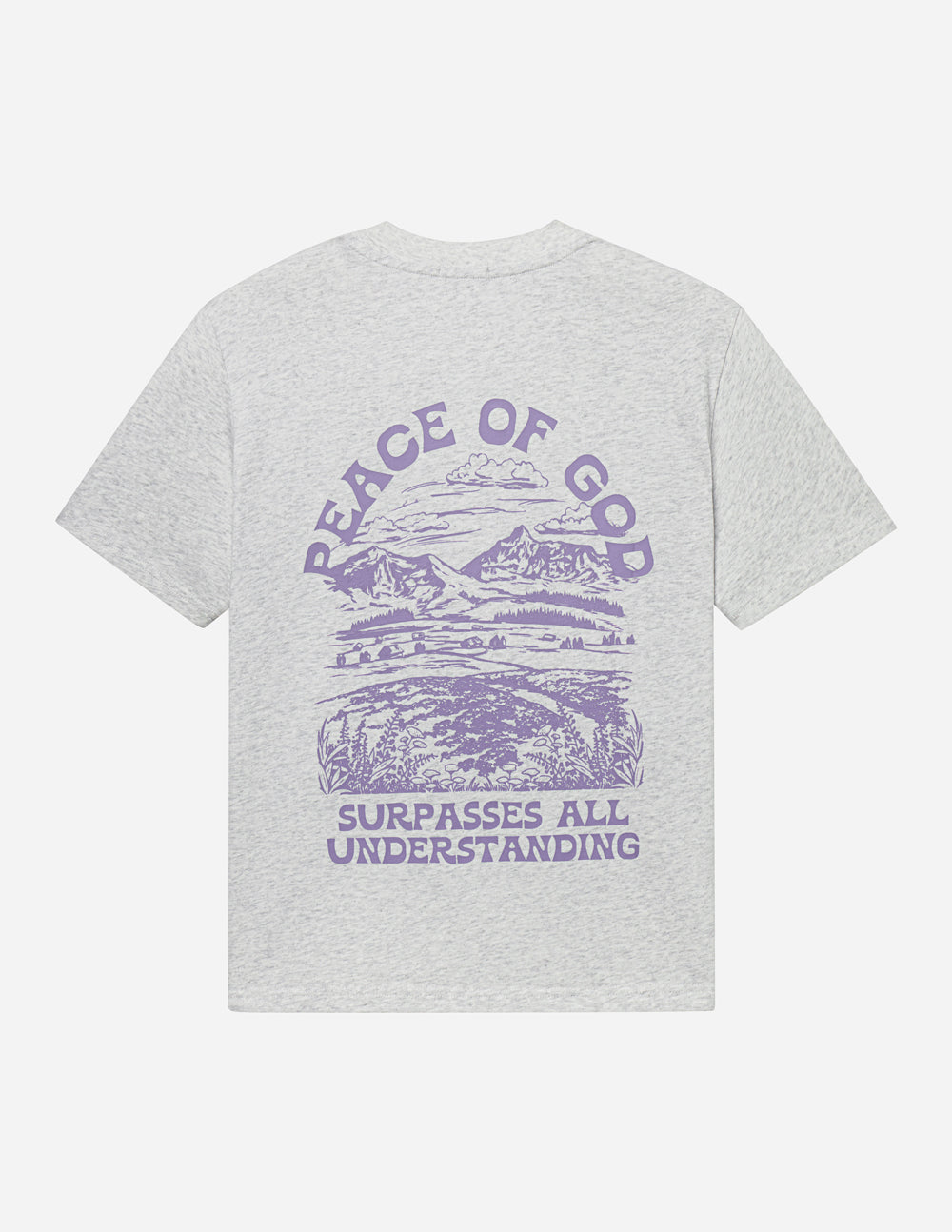 Peace of God Grey Unisex Tee