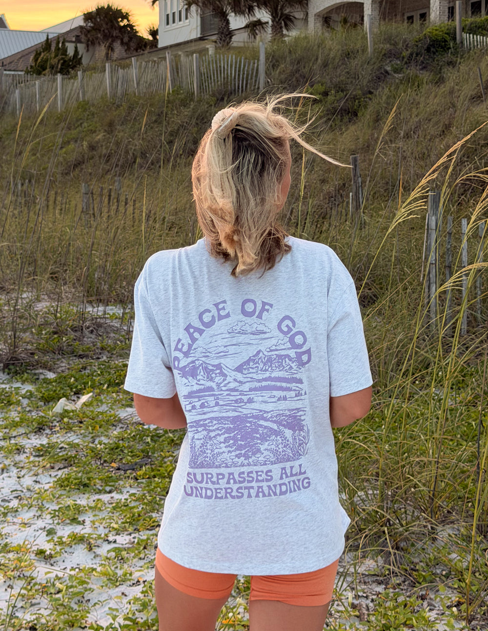 Peace of God Grey Unisex Tee