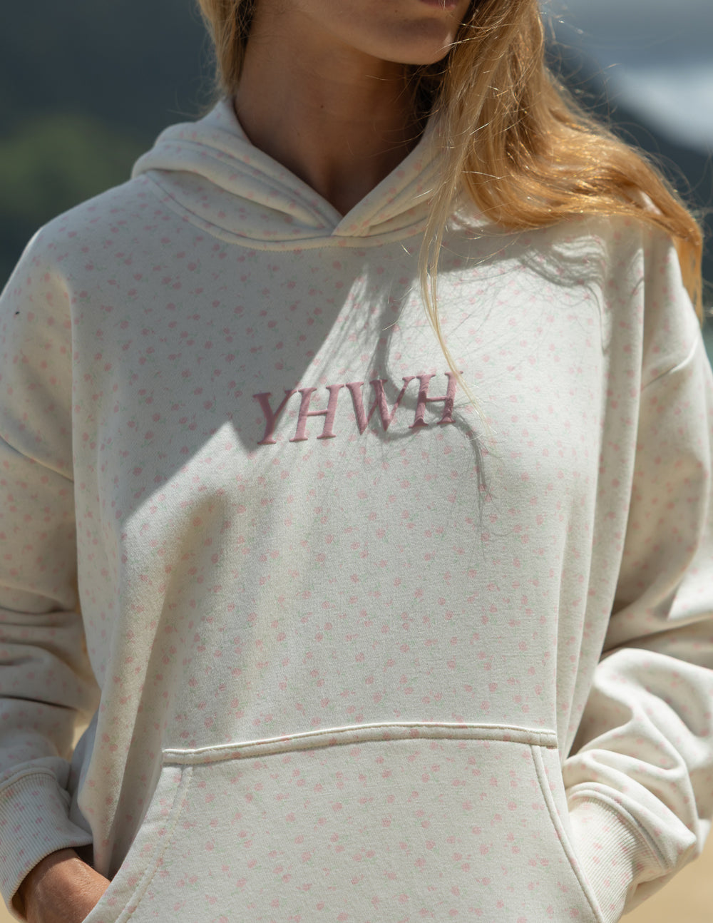 YHWH Allover Floral Unisex Hoodie