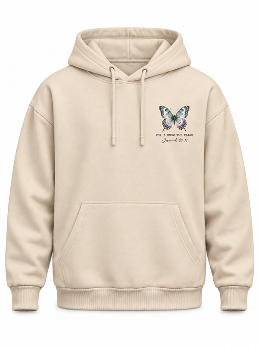 For I Know the Plans Jeremiah 29:11 Christian Hoodie